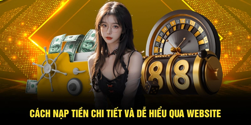 Cách nạp tiền chi tiết và dễ hiểu qua website 